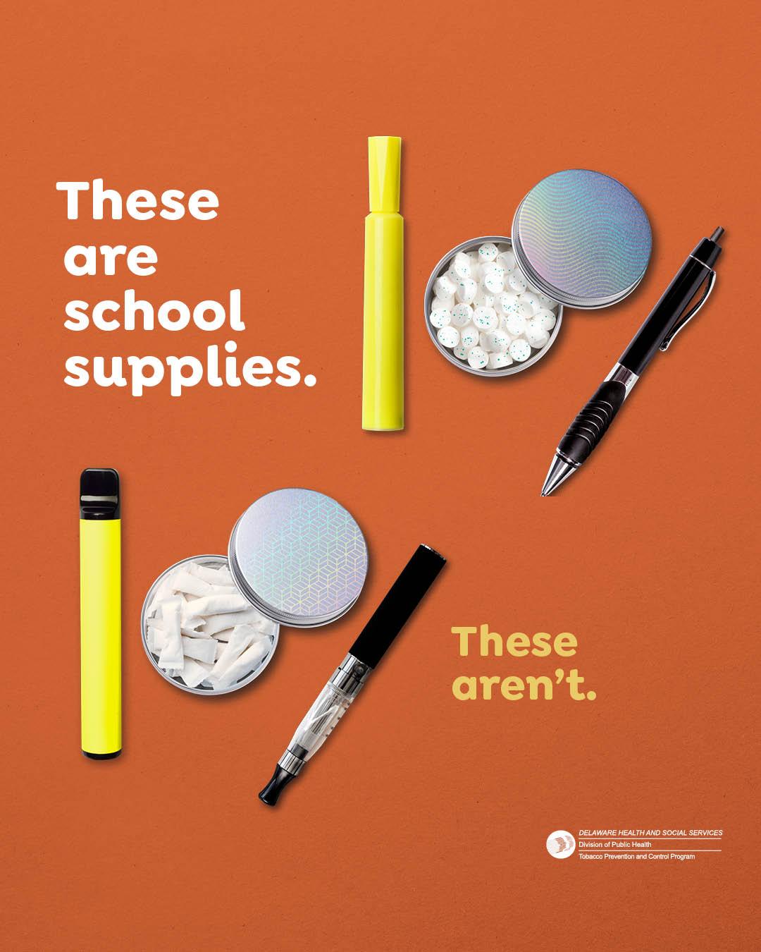 Social media image for School Supplies/Vaping Devices