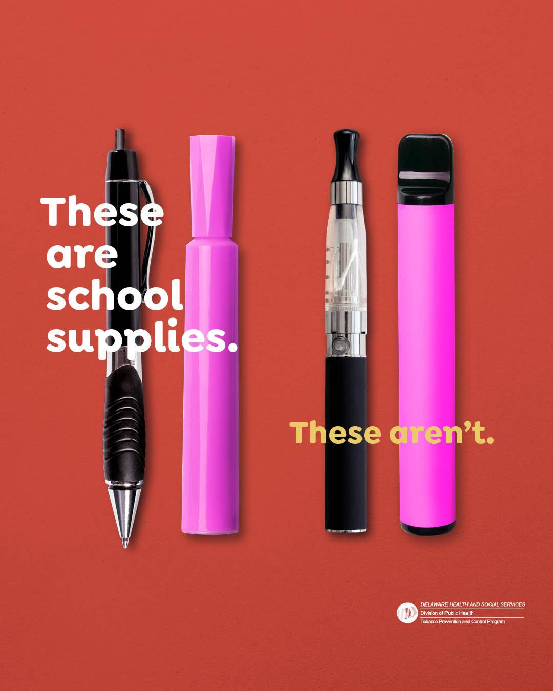 Social media image for School Supplies/Vaping Devices