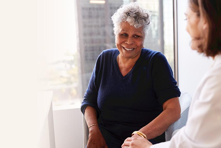 Doctor discussing when colon cancer screening should begin