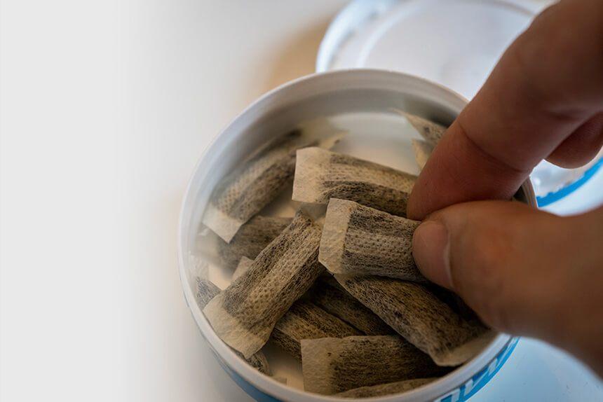 Chewing tobacco pouches