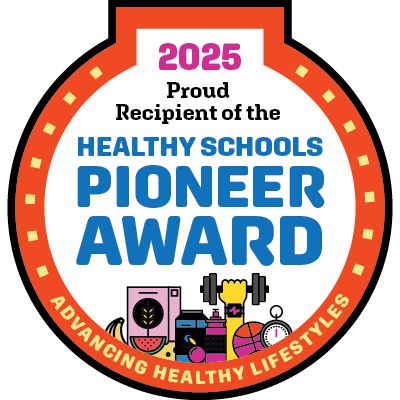 Healthy Schools Pioneer Award badge