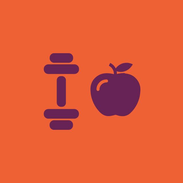 Icon for developing healthier habits.