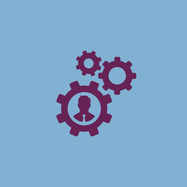 Icon for improving productivity.