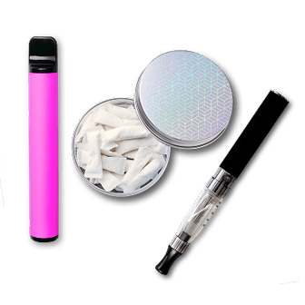 Nicotine pouches and vapes