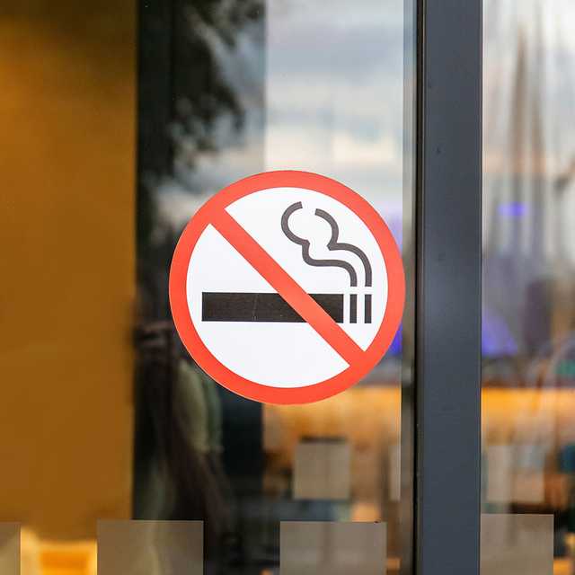 No smoking sign