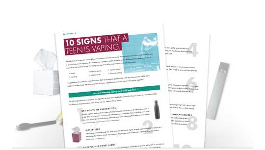 Signs of Vaping